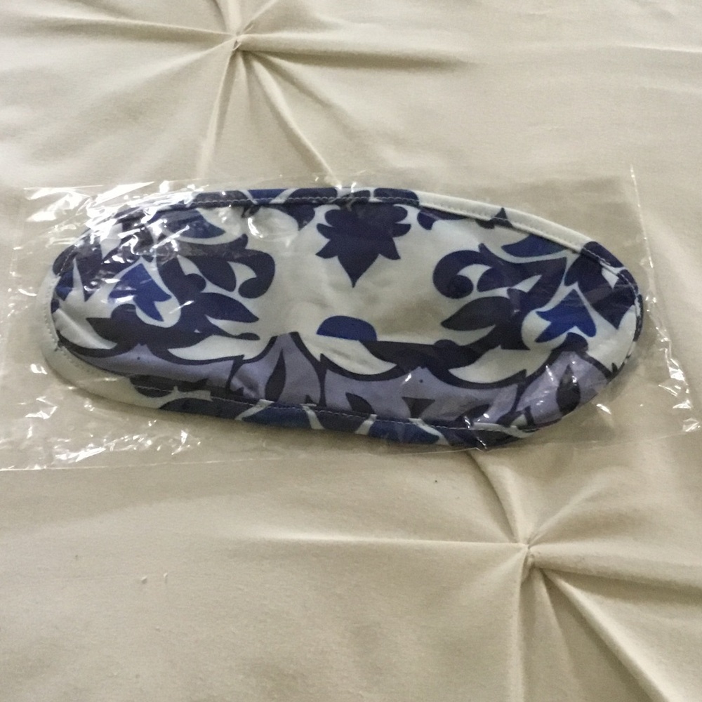 Jean Pierre Klifa-Navy Floral Sleep/Eye Mask for Women